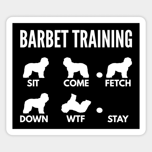 Barbet Training French Water Dog Tricks Magnet by DoggyStyles
